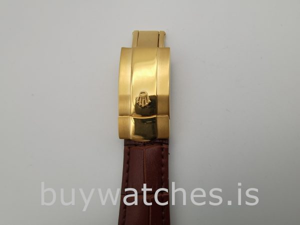 Rolex Day-Date 1503 Unisex arany krokodilbőr 34 mm-es automatikus karóra